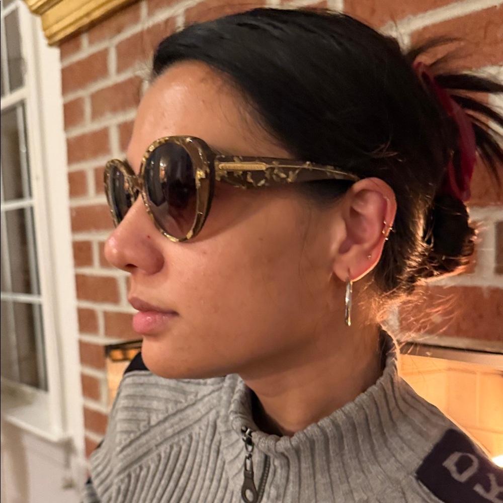 Dolce & Gabbana Black and Gold Sunglasses